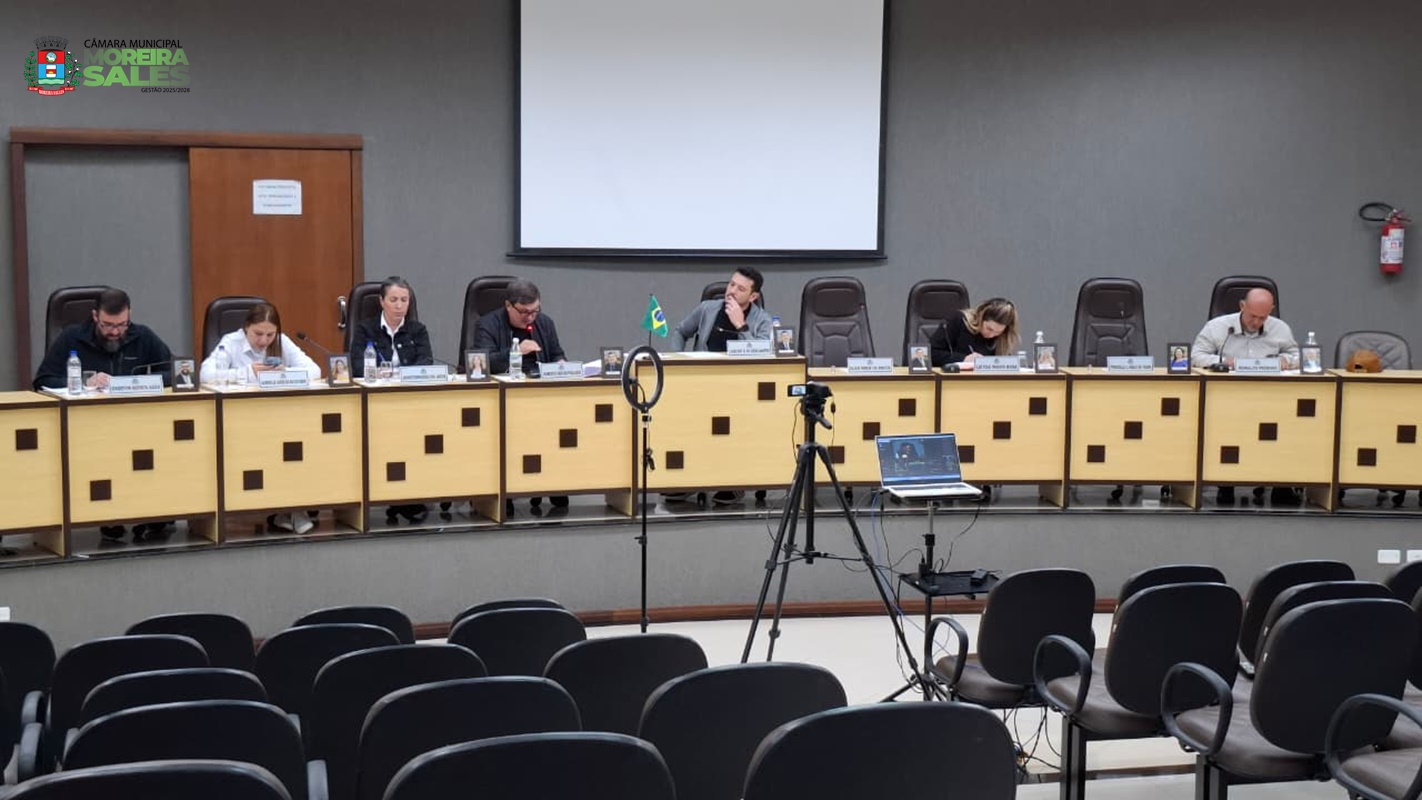 Câmara Municipal realiza 23ª Sessão Ordinária com pautas importantes para Moreira Sales