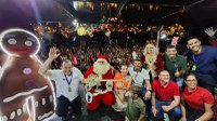 Chegada do Papai Noel movimentou Moreira Sales na noite desta quinta-feira