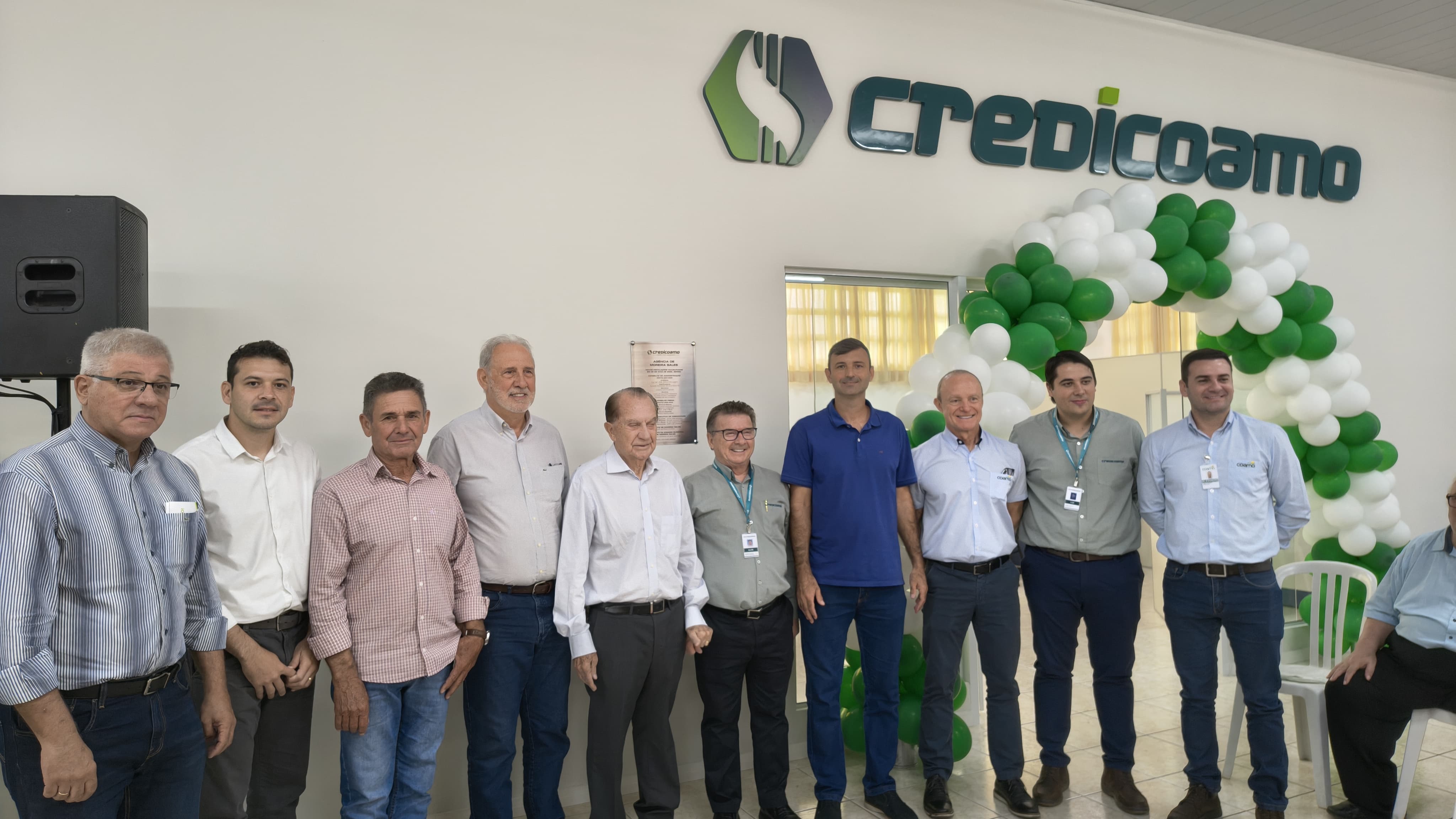 Legislativo marca presença na inauguração da Credicoamo em Moreira Sales