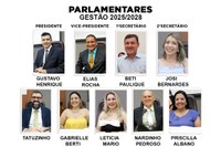 Mesa diretora biênio 2025/2026 e demais vereadores